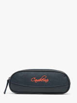 Trousse Enfant 2 Compartiments Cameleon Orange vintage urban VIB-TROU