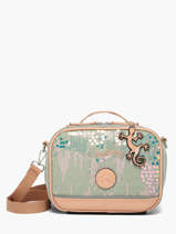 Sac Gouter Cameleon Rose vintage fantasy BL24