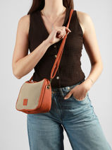 Crossbody Bag Resille Le voyage en panier Beige resille PM959-vue-porte