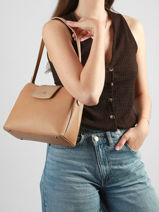 Sac Port� �paule Maya Hexagona Marron maya 2120205-vue-porte