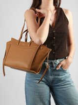Shoulder Bag Grained Miniprix Brown grained R2029-vue-porte