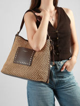 Shoulder Bag St Tropez Straw Miniprix Beige st tropez C1102-vue-porte