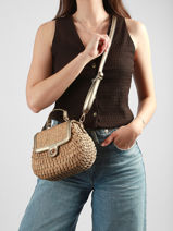 Sac Port� Main St Tropez Paille Miniprix Beige st tropez C1071-vue-porte
