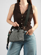 Sac Port� Main Cap Ferret David jones Noir cap ferret CM8324-vue-porte