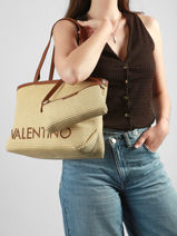 Sac Port� �paule Maiam Valentino Beige maiam VBS9TE1P-vue-porte
