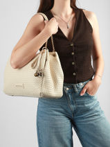 Shoulder Bag Gea Valentino Beige gea VBS9UC02-vue-porte