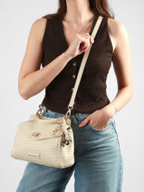 Shoulder Bag Gea Valentino Beige gea VBS9UC37-vue-porte