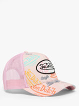 Casquette Trucker Graffiti Von dutch Rose accessoires BRANDED-vue-porte