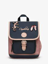 1 Compartment Backpack Vintage Fantasy Cameleon Blue vintage fantasy SD30