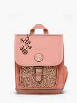 1 Compartment Backpack Vintage Fantasy Cameleon Pink vintage fantasy SD30