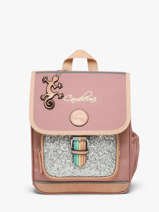 Sac � Dos 1 Compartiment Cameleon Rose vintage fantasy SD30