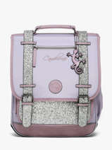 Sac � Dos 2 Compartiments Cameleon Violet vintage fantasy SD39