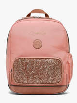2-compartment Backpack Cameleon Pink vintage fantasy SO40