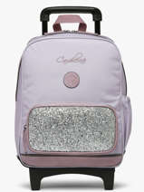 2-compartment Wheeled Schoolbag Vintage Fantasy Cameleon Violet vintage fantasy SR40
