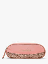 Trousse Enfant 2 Compartiments Cameleon Rose vintage fantasy TROU