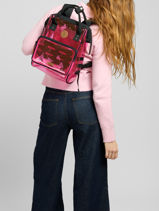Adventurer Small - Minisac � Dos  Cabaia Rose adventurer S-vue-porte