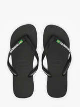 Tongs Brasil Logo Havaianas Noir men 4110850H