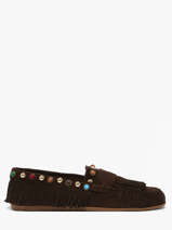Moccasins In Leather Inuovo Brown accessoires 29015SMN