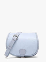 Shoulder Bag Lavande Leather Paul marius Blue lavande BOHEMLAV