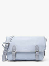 Sac Bandouli�re Lavande Cuir Paul marius Bleu lavande LOULOLAV