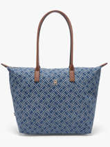 Sac Port� �paule Popette Tommy hilfiger Bleu popette AW18613