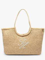 Shoulder Bag Th Elevated Summer Polyurethane Tommy hilfiger Beige th elevated summer AW18536