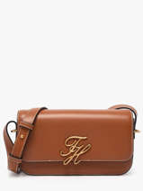 Sac Bandouli�re Th Script Tommy hilfiger Marron th script AW18399