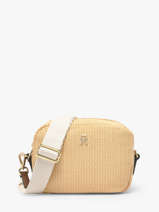 Sac Bandouli�re Popette Tommy hilfiger Beige popette AW18525