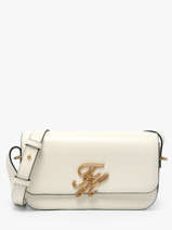 Sac Bandouli�re Th Script Cuir Tommy hilfiger Beige th script AW18399