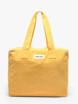 Shoulder Bag C�lestins Recycled Coton Rivedroite Yellow timeless CELESTIM