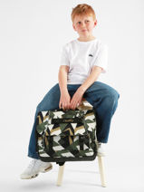 Cartable 2 Compartiments Futur Cameleon Multicolore futur CA38-vue-porte