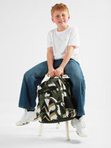 Sac � Dos 2 Compartiments Cameleon Multicolore futur SD39-vue-porte