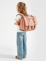 Satchel 2 Compartments Vintage Color Cameleon Pink vintage color CA38-vue-porte
