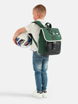1 Compartment Backpack Vintage Urban Cameleon Green vintage urban SD30-vue-porte