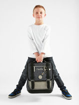 Sac � Dos Vintage Urban 2 Compartiments Cameleon Gris vintage urban SD39-vue-porte