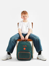 2-compartment Backpack Vintage Urban Cameleon Blue vintage urban SO40-vue-porte