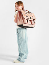 Cartable Vintage North Cameleon Rose vintage north CA41-vue-porte
