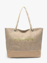 Sac Port� �paule Plage Gerard pasquier Marron plage P26095