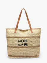 Shoulder Bag Plage Gerard pasquier Brown plage P26031