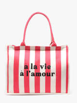 Shoulder Bag Plage Gerard pasquier Pink plage P26061