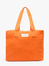 Shoulder Bag C�lestins Recycled Coton Rivedroite Orange timeless CELESTIM