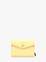 Porte-cartes Cuir Secrid Jaune pebble EPE