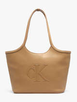 Sac Port� �paule Bold Calvin klein jeans Beige bold 4F3562G
