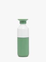 Drinking Bottle Steel 350 Ml Dopper Green steel STEEL350