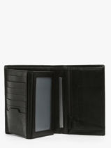 Portefeuille Cuir Serge blanco Noir baltimore BAL21013-vue-porte