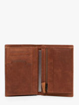 Portefeuille Cuir Serge blanco Marron brooklyn BRO21019-vue-porte