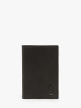 Wallet Leather Serge blanco Black brooklyn BRO21019