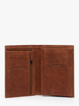 Wallet Leather Serge blanco Brown brooklyn BRO21021-vue-porte