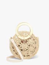 Sac Bandouli�re Mediterranee Papier Les tropeziennes Beige mediterranee TZ03