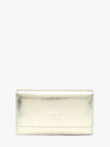 Leather Caviar Wallet Crinkles Gold caviar 14001